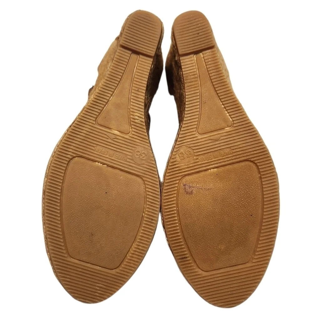 VISCATA CAPRUBI SUEDE ESPADRILLE SANDAL WEDGES SZ 38EU (7)